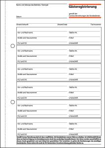 sigel Formularbuch für Gastdaten weiß DIN A5 100 Blatt