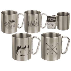 OOTB Edelstahlbecher mit Karabiner Travel
