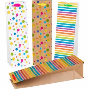 Flaschentasche Premium 36x11x11cm sortiert