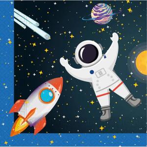 Servietten Rocket Space 33x33cm 20 Stück 2lagig