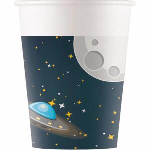 Pappbecher Rocket Space 200ml 8 Stück