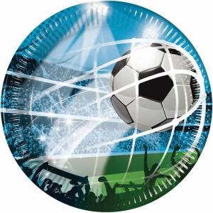 Pappteller Soccer Fans Ø23cm 8 Stück