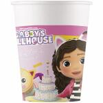 Pappbecher GABBYS DOLLHOUSE 200ml 8 Stück