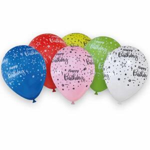 Luftballons Happy Birthday 6 Stück