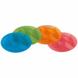 Party Snackteller Mehrweg Ø29,5cm 4fach sortiert
