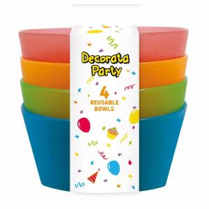 Party Schüsseln Mehrweg Ø13cm 4 Stück