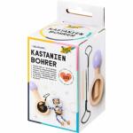 folia Kastanienbohrer-Set Holz Faltschachtel