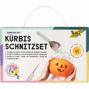 folia Kürbisschnitz-Set CARVE YOUR WAY Faltschachtel
