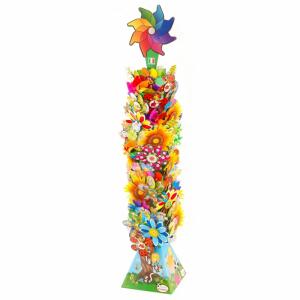 Windmühle auf Holzstab Kindermotiv