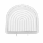 GLOREX Silikon-Kerzengießform Bogen klein 12x6x3,7cm