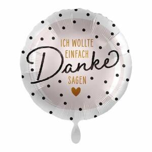 amscan Folienballon Danke sagen 43cm
