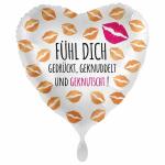 amscan Folienballon Hugs & Kisses 43cm