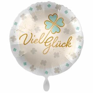 amscan Folienballon Viel Glück 43cm