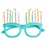 amscan Partybrille Happy Birthday blau