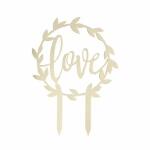 amscan Cake Topper Acryl gold