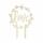 amscan Cake Topper Acryl gold