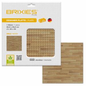 Bodenplatte Holz 32x32cm