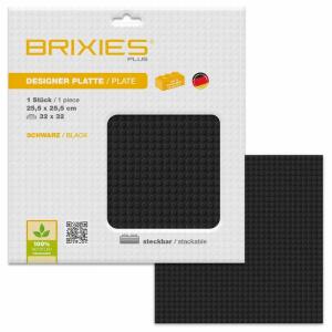 Bodenplatte Basic schwarz 32x32cm