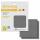 Bodenplatte Doppelpack dunkelgrau 20x20cm