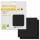 Bodenplatte Doppelpack schwarz 20x20cm
