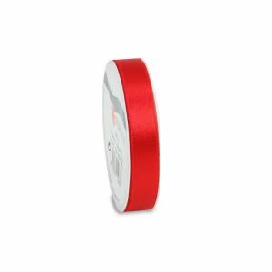 PRÄSENT Satinband auf der Rolle rot 15mmx5m