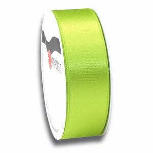 PRÄSENT Satinband auf der Rolle hellgrün 25mmx5m