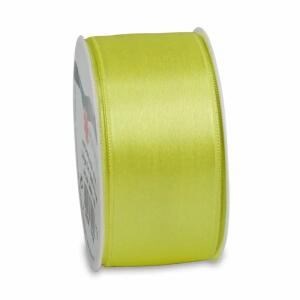 PRÄSENT Satinband auf der Rolle hellgrün 40mmx5m