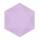 amscan Teller hexagonal lila 26,1x22,6cm 6 Stück