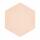 amscan Teller hexagonal apricot 26,1x22,6cm 6 Stück