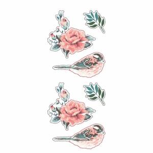 RÖSSLER Sticker Birds and Flowers