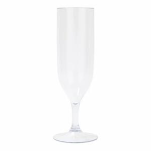 Mehrweg-Sektglas aus Kunststoff transparent 2 Stück