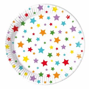 Pappteller Sterne Ø23cm 8 Stück