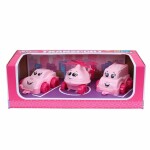TechnoK Spielzeugautos Auto Bus Hubschrauber pink