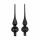 Spitze Ebony Black schwarz 26cm