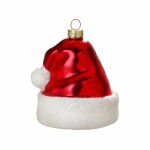 Weihnachtsbaumschmuck Santas Mütze rot 8,5cm