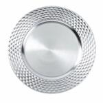 Deko-Teller Raute silber Ø33cm