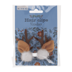 OOTB Haarclips Rentier 2-fach sortiert
