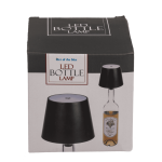 OOTB LED Flaschenleuchte schwarz