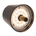 OOTB LED Flaschenleuchte schwarz