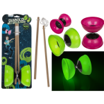 OOTB Diabolo mit 2 Holzstäben Glow in the Dark
