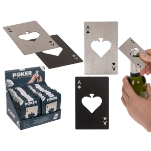 OOTB Metall-Flaschenöffner Poker