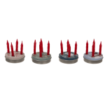 OOTB Mini-Adventskranz 4 Minikerzen mit Sockel