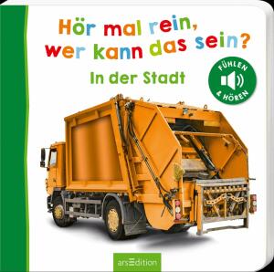 arsEdition Kinderbuch Hör mal rein, wer kann das sein? In der Stadt, mit Sound