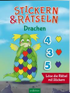 arsEdition Kinderbuch Stickern & Rätseln Einhörner