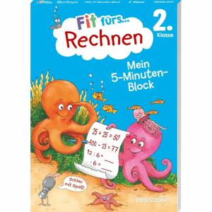 TESSLOFF Übungsheft Fit fürs Rechnen 2. Klasse Mein 5-Minuten-Block