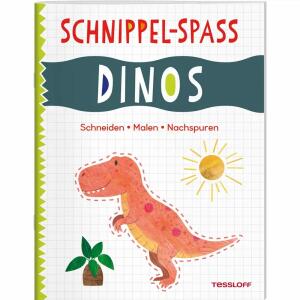 TESSLOFF Bastelbuch Schnippel-Spaß Dinos Schneiden - Malen - Nachspuren