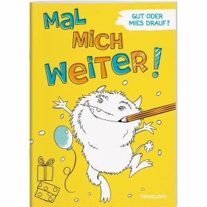 TESSLOFF Malbuch Mal mich weiter! Gut oder mies drauf?