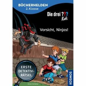 Kinderbuch Bücherhelden 2.Kl. Die drei ??? Kids Vorsicht Ninjas