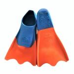 Flipper SwimSafe Flossen Duckifins orange/blau