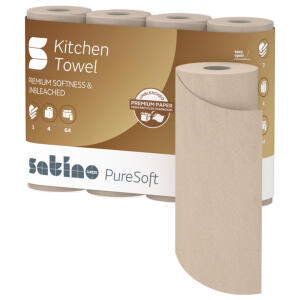 Küchenrollen PureSoft 3-lagig 4x 64 Blatt